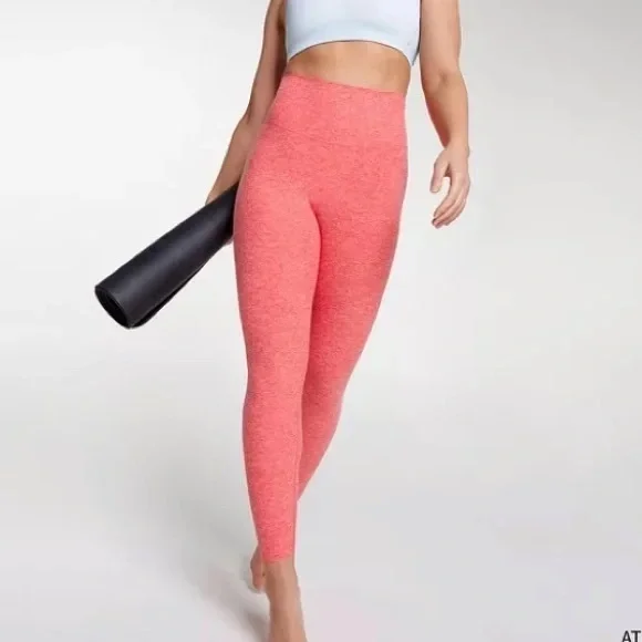 Calia Orange Red Leggings Size Large - Picture 1 of 6